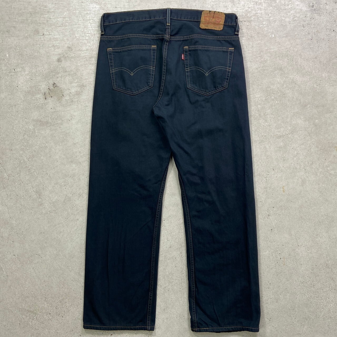 Levi's リーバイス 569 ブラックデニムパンツ ルーズストレート Levi's リーバイス 569 ブラックデニムパンツ ルーズストレート