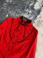 "UNKNOWN" Gothic Fril Blouse