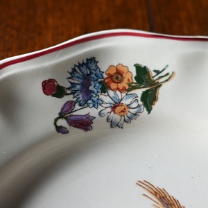 SARREGUEMINES  Plate / サルグミンヌ プレート【B】〈 フランス食器・皿・花リム・フランスアンティーク・アンティークプレート・ブロカント・ヴィンテージ 〉113920