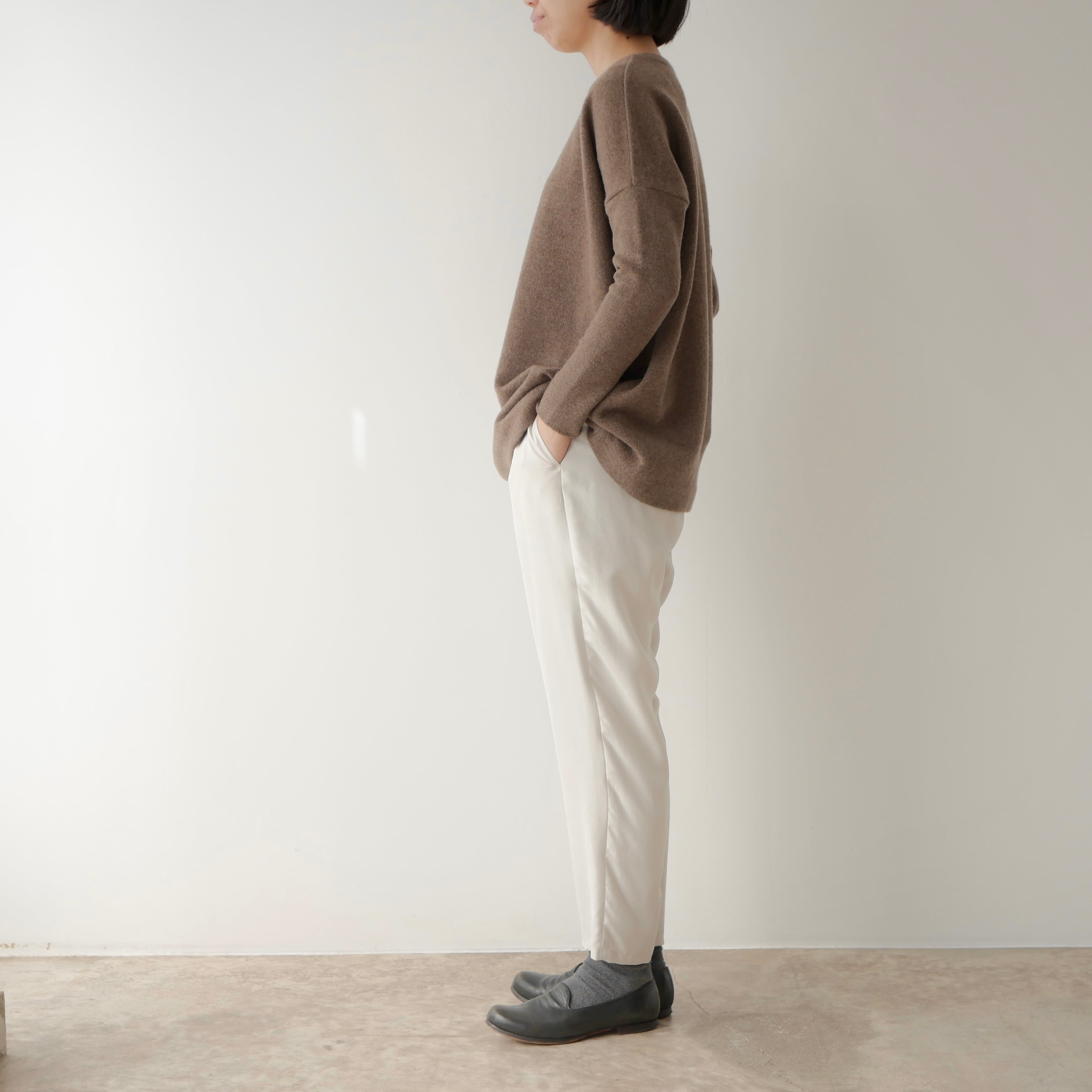 シルク ワイドパンツ / Yoli Yoli ヨリ｜Silk pants ブラック