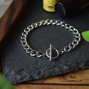 シンプルキヘイステンレスチェーンブレスレットSV