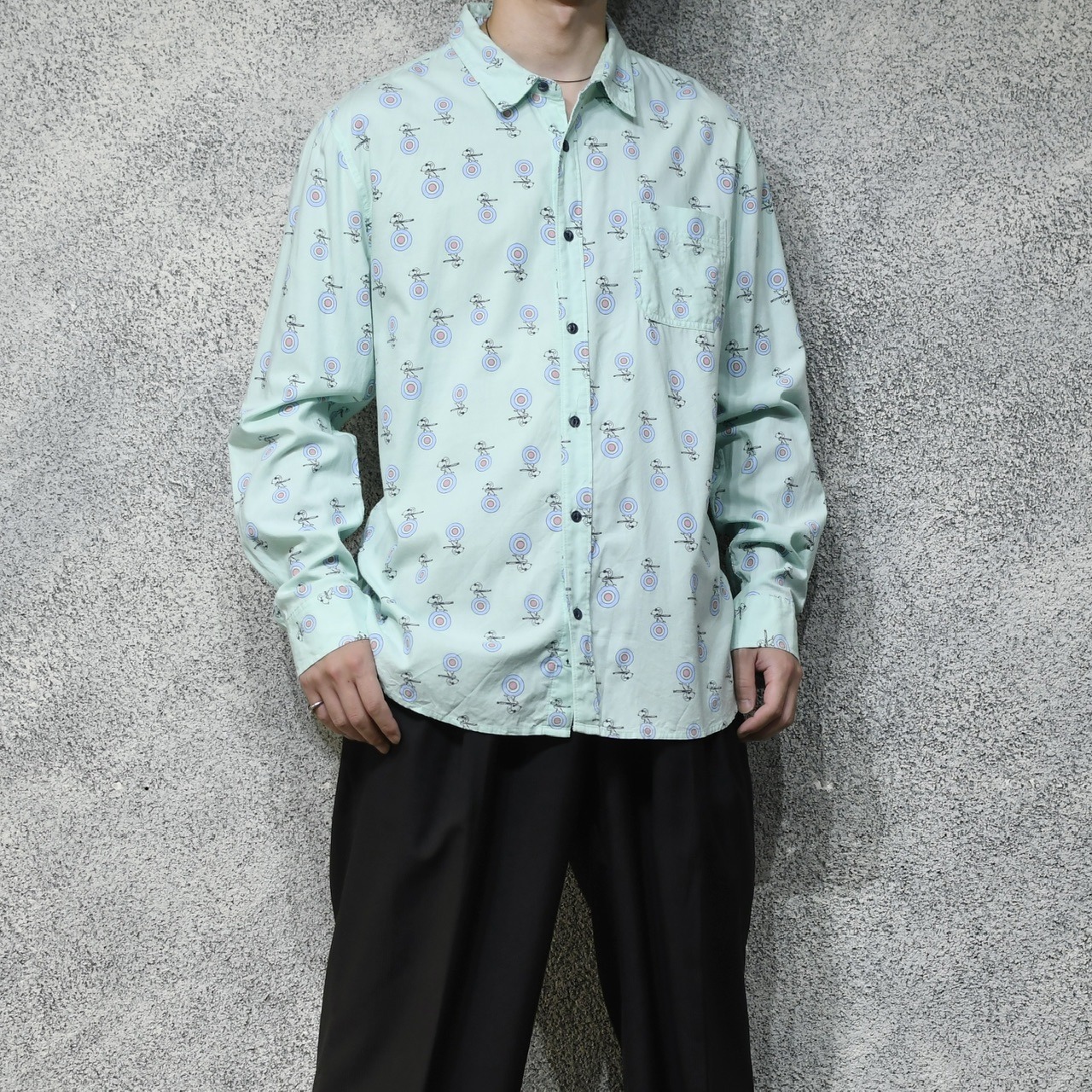 PEANUTS snoopy pattern shirt