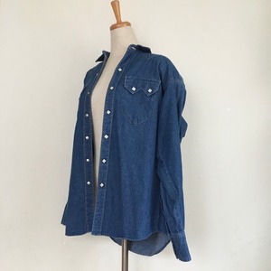 80s ROCK MOUNT denim western shirt