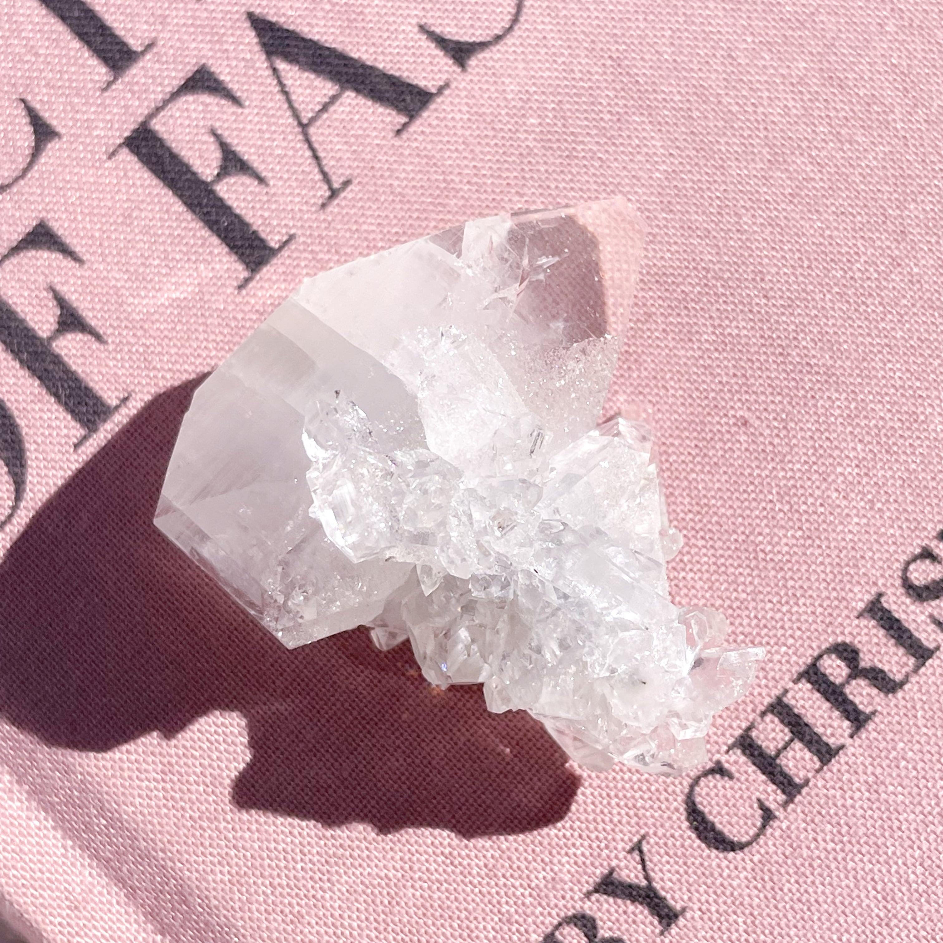 アポフィライトy11 アポフィライト（ダブルポイント状/ヒューランダイト入）［No.11