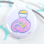 【CHIQON】ROUND 缶バッチ「とまどい」