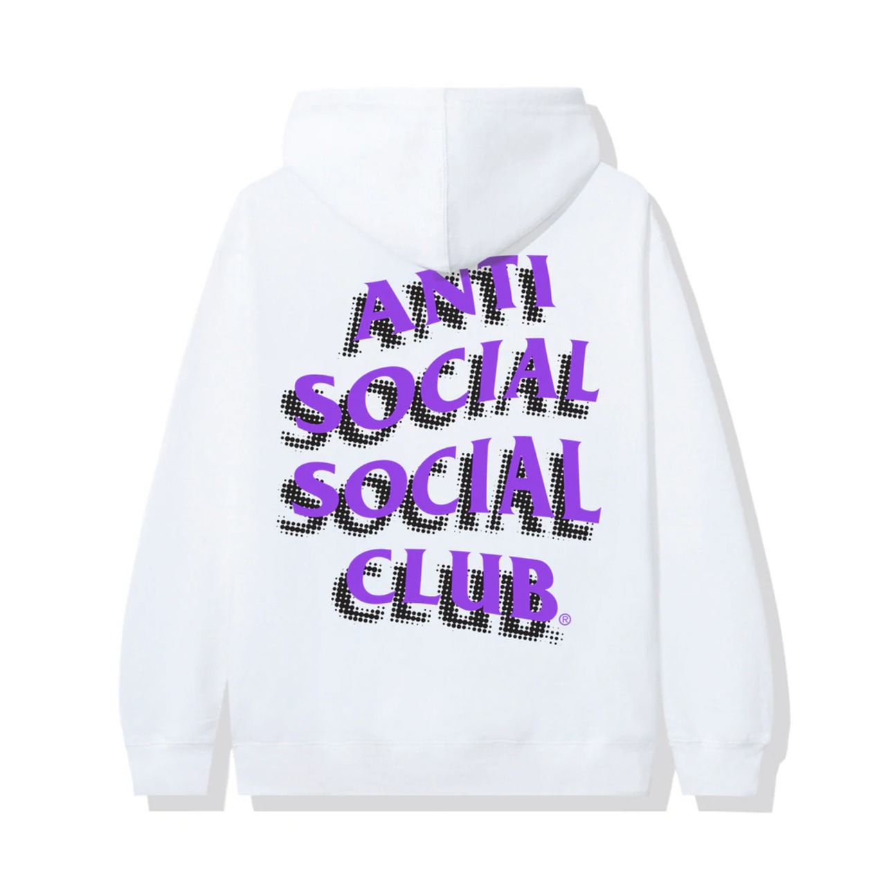 ANTI SOCIAL SOCIAL CLUB  Toned Down White Hoodie  WHITE - 1