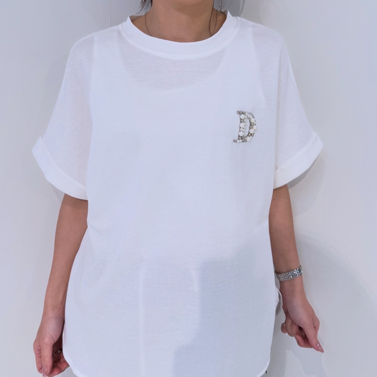 ポリーヌブロー   ビジュースペルDTシャツ