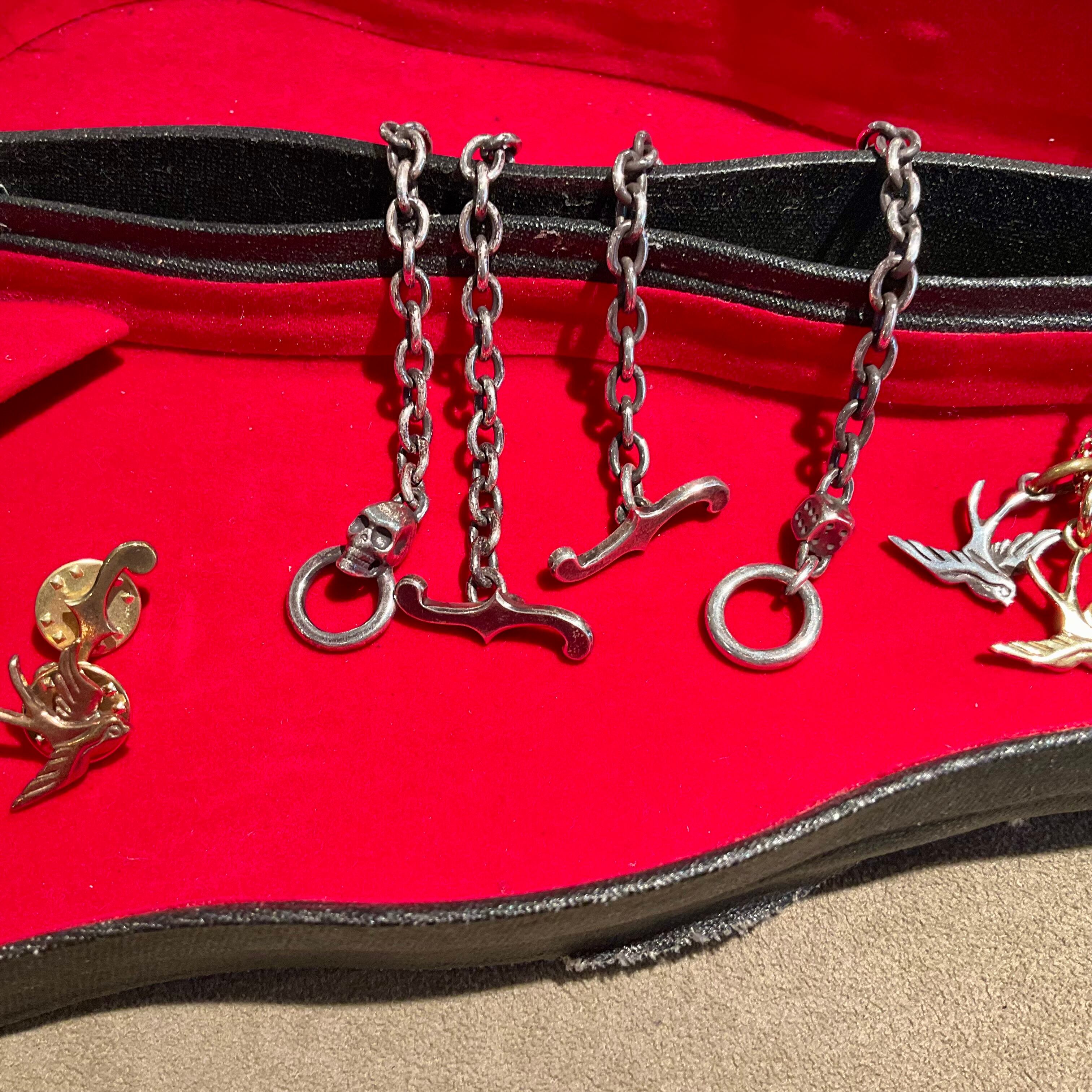THIRTEENDESIGNS サーティーンデザインズ KY-3 MAD SKULL HANGING KEY