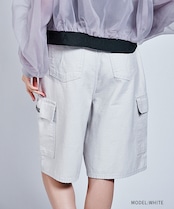 COOLAロゴコットンハーフパンツ (WHITE) CQ-47015