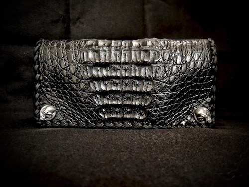 THIRTEEN DESIGNS サーティーンデザインズ KWA-1Custom LONG WALLET crocodile クロコダイル 鰐革