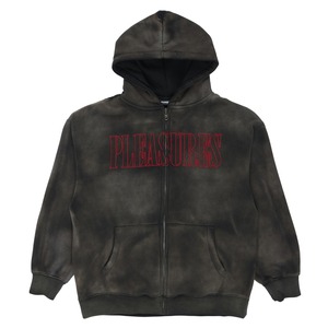 【PLEASURES/プレジャーズ】GOSPEL ZIP HOODY パーカー / BLACK