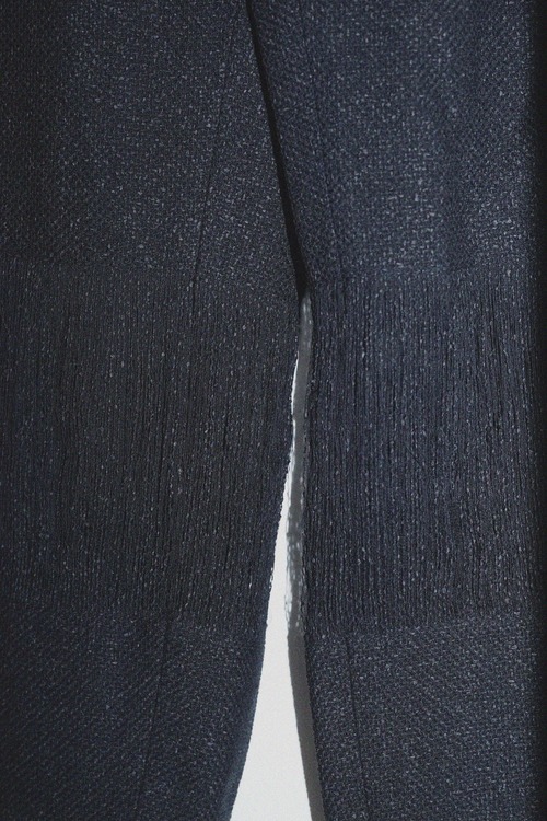 pelleq - paper cotton high waist trousers