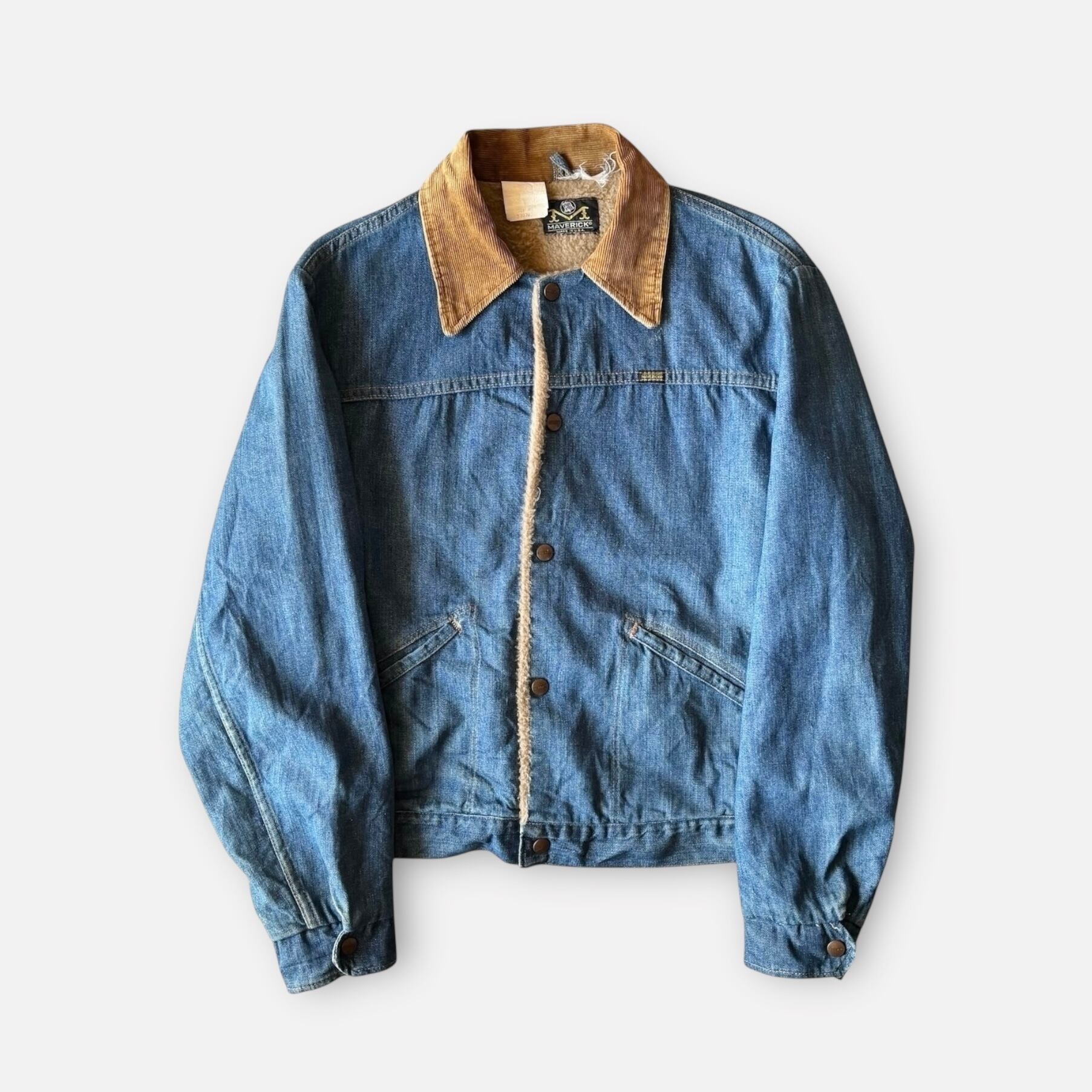70s Maverick デニムジャケット ボアジャケット USA製 1970's 