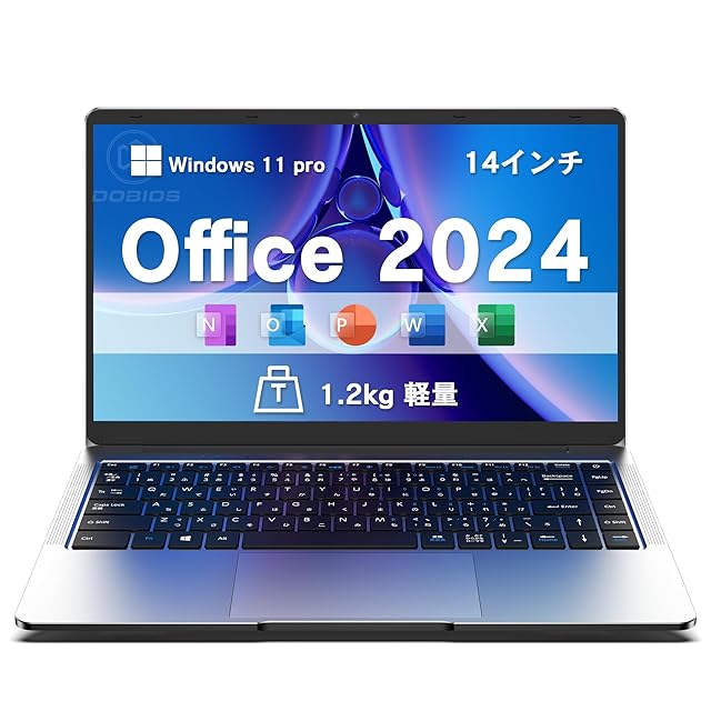 ノートパソコン Office 2024搭載 15.6 インチ カメラスイッチ 日本語