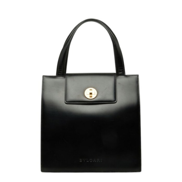 ブルガリ ハンドバッグ ブラック レザー レディース BVLGARI 中古