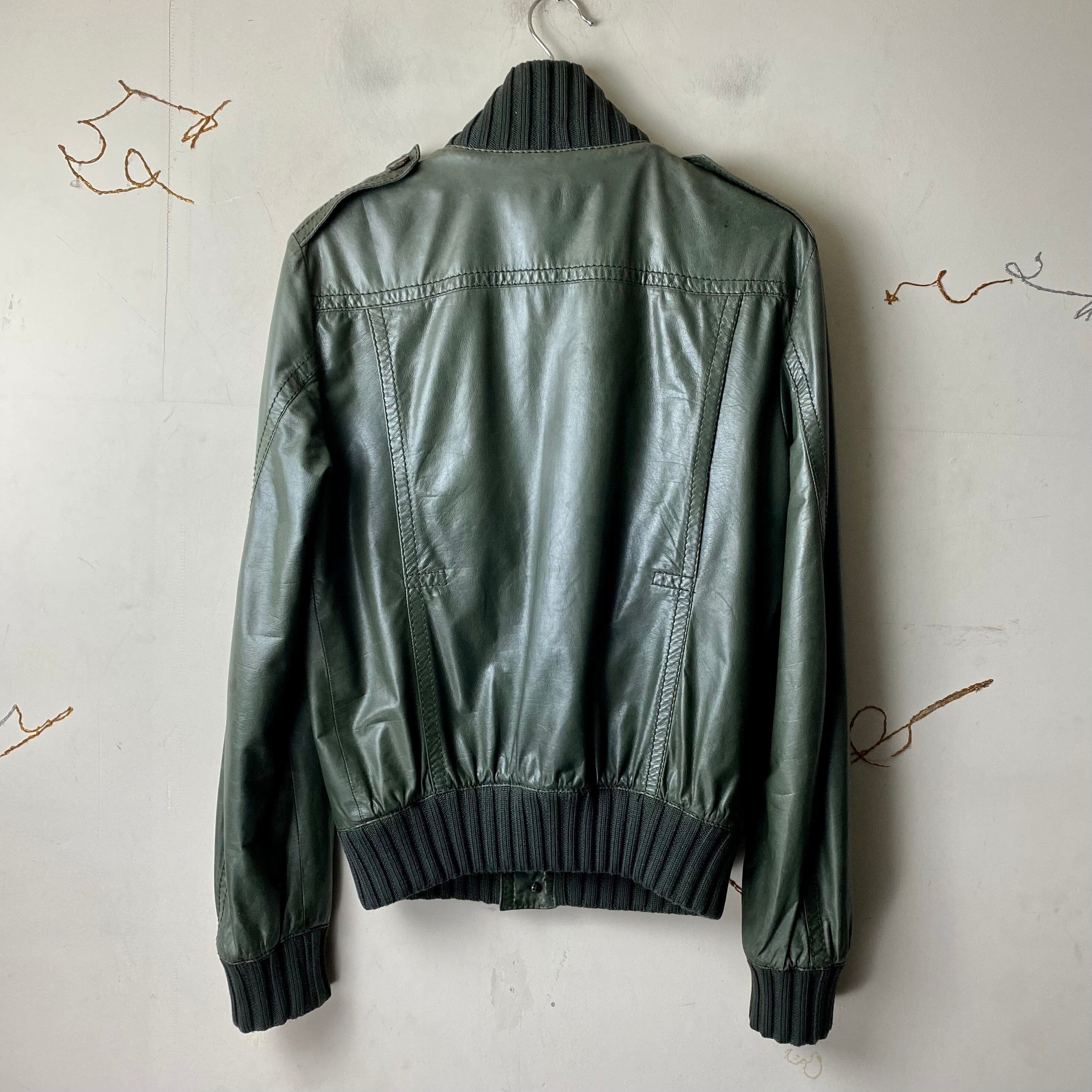 GUCCI leather riders jacket “madonna” | NOIR ONLINE