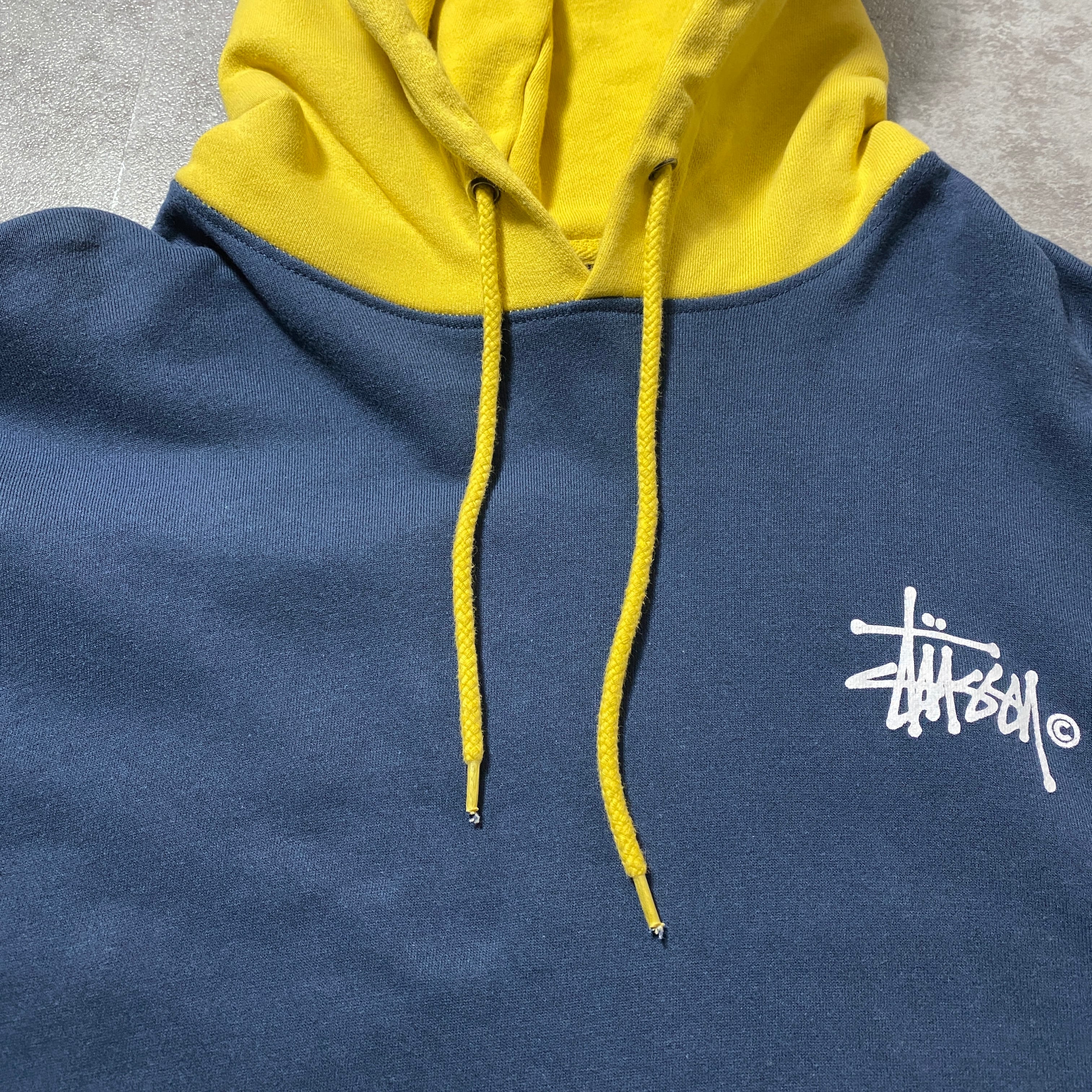 stussy ステューシー ショーンフォント バックプリント バイカラー