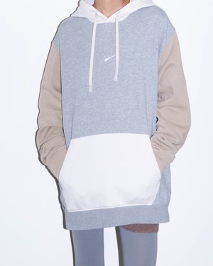 2010s NIKE - center swoosh panel sweat hoodie