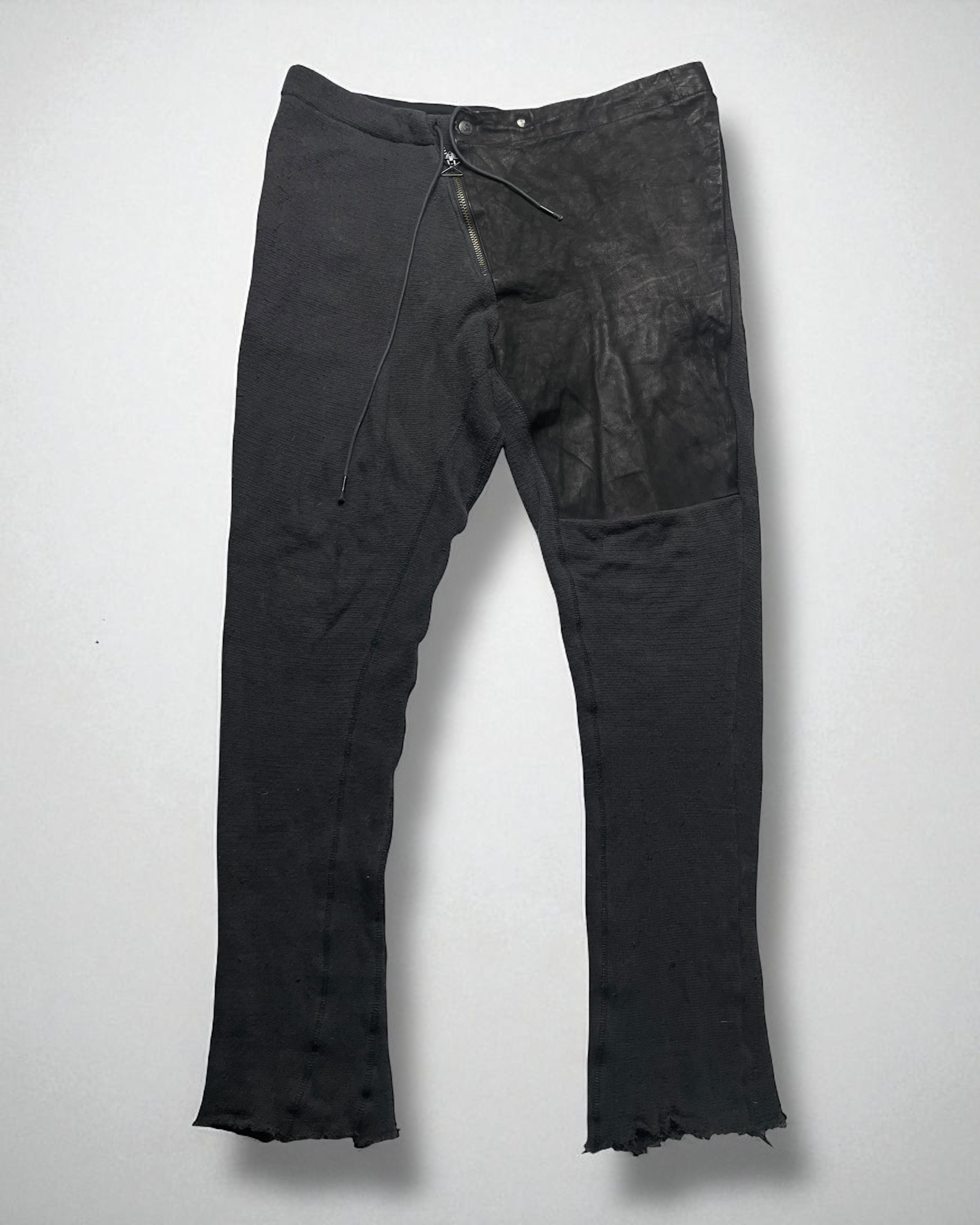 No,No,Yes - Calf Skin Hybrid Drop-Crotch Pants
