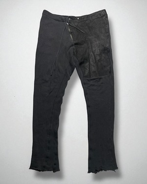 No,No,Yes - Calf Skin Hybrid Drop-Crotch Pants