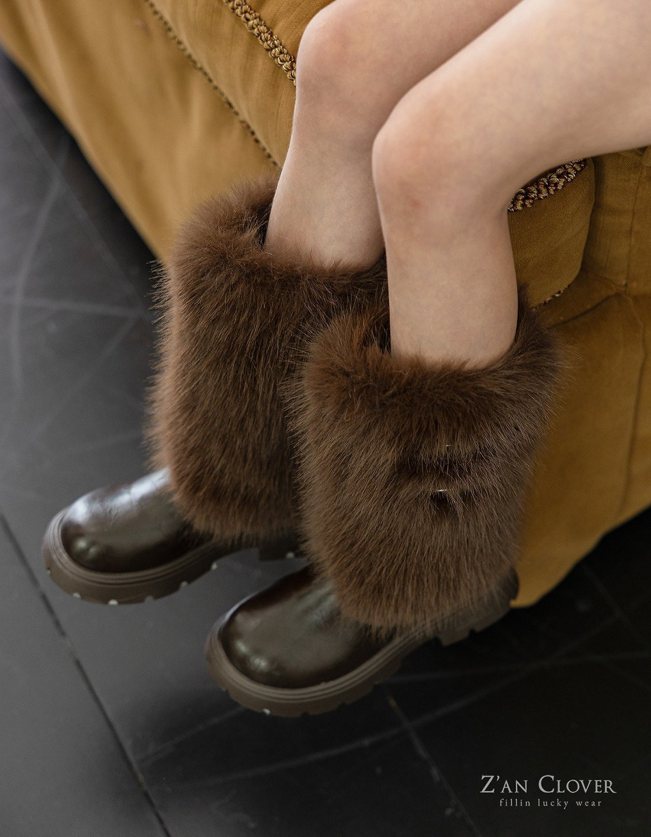 ZAN CLOVER［取寄］lux fur boots 26winter