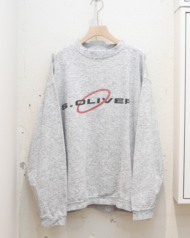 printed crew neck sweatshirt / From EUROPE
