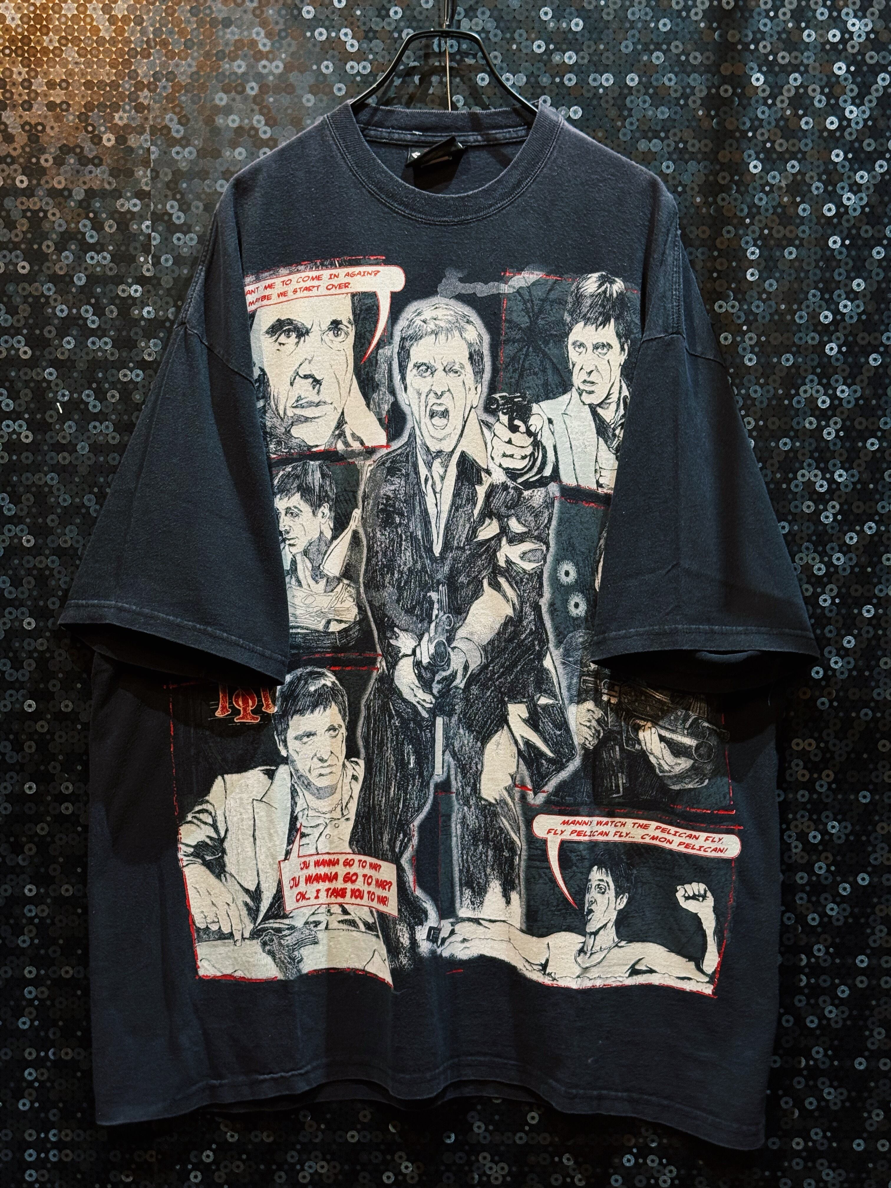 【ÆIEM】"Scarface"vintage Frame division detail T-shirt