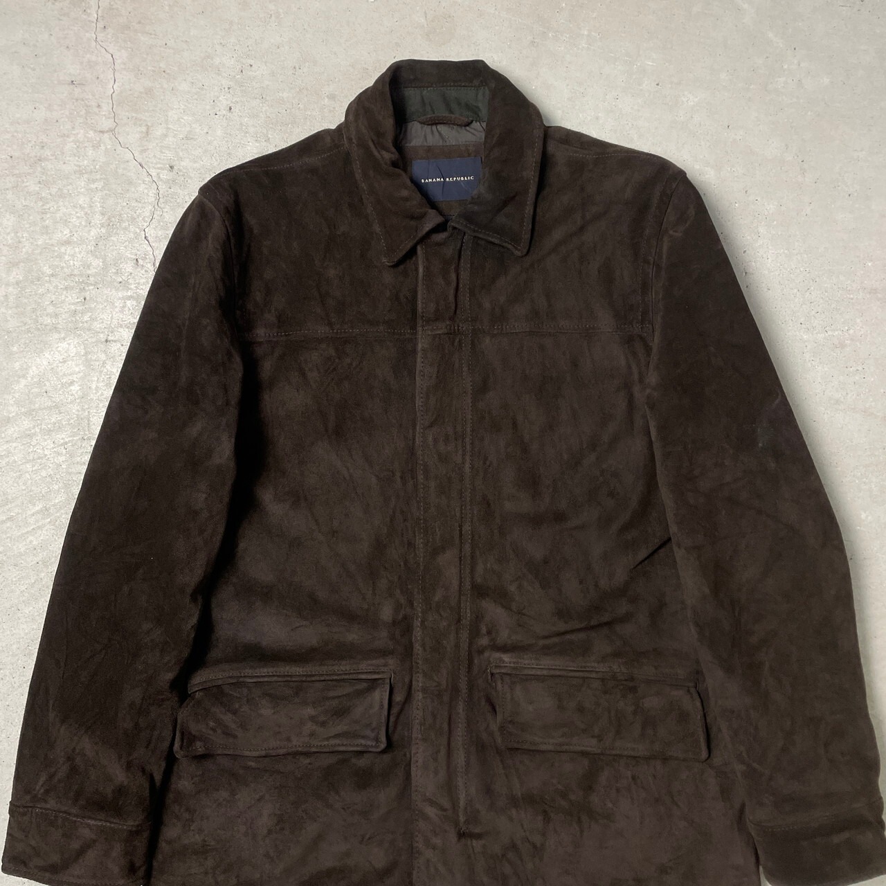 00年代 BANANA REPUBLIC バナナリパブリック スエードレザージャケット 
