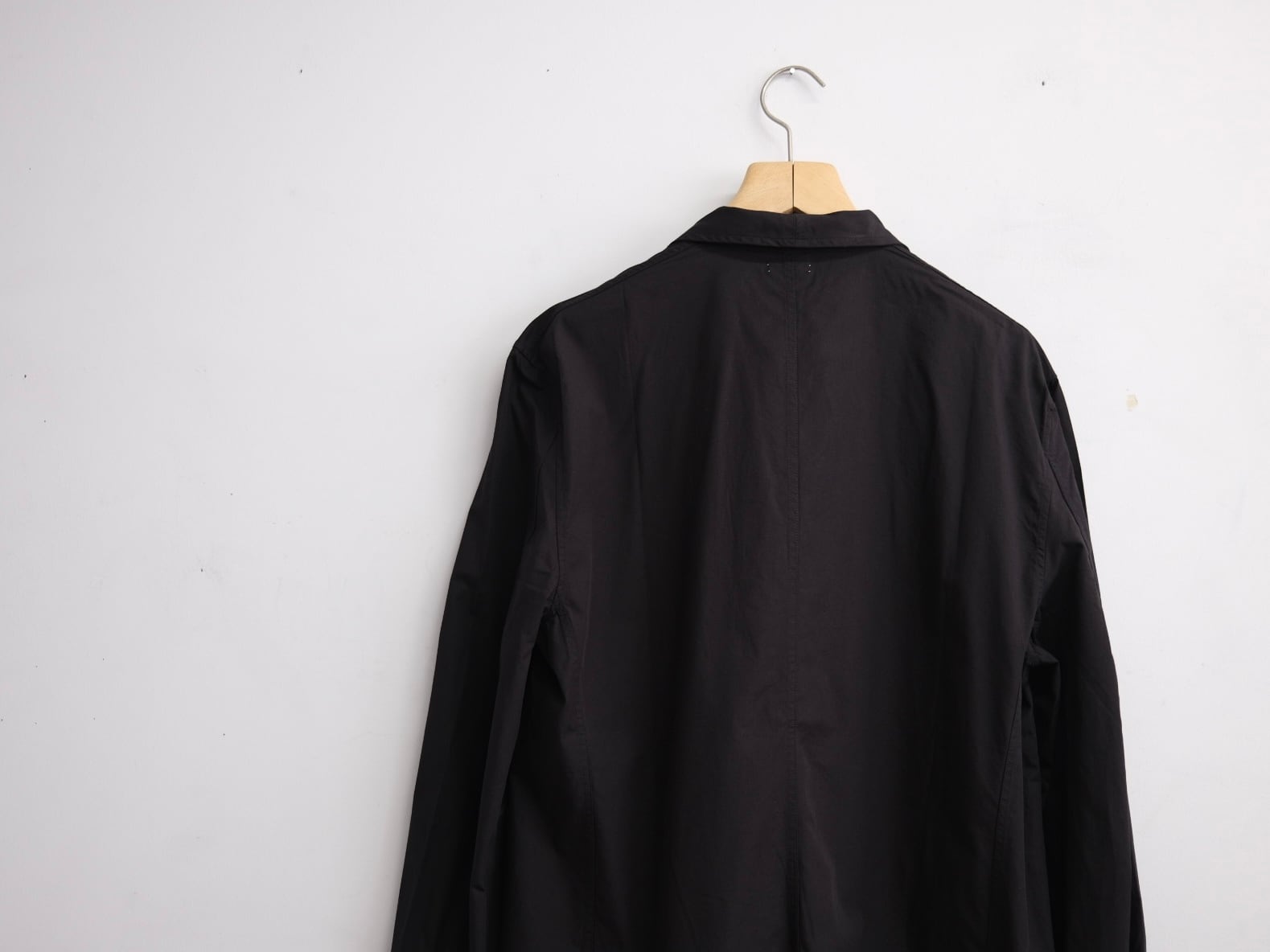 SEEALL” OVERSIZED SHAWL COLLAR JACKET BLACK“ | Lapel online store