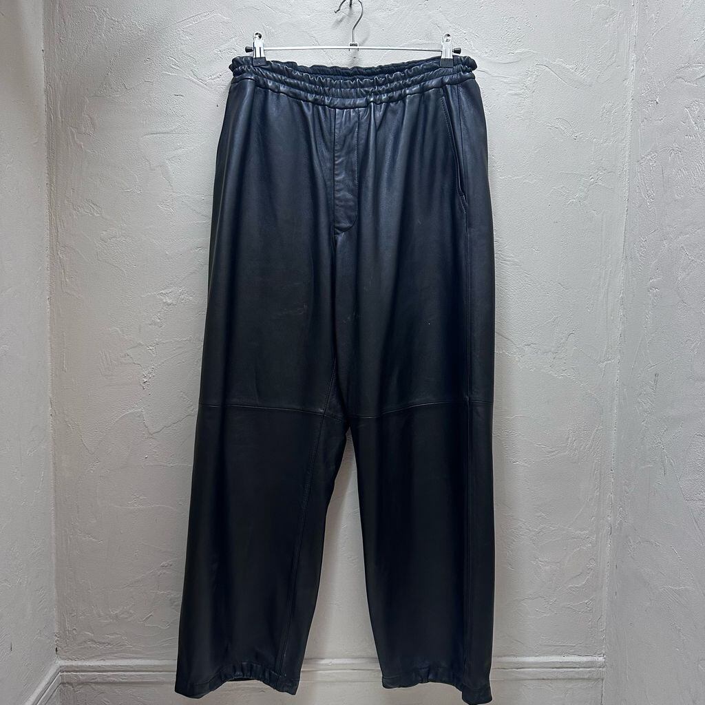 Graphpaper グラフペーパー Sheep Leather Track Pants レザーパンツ