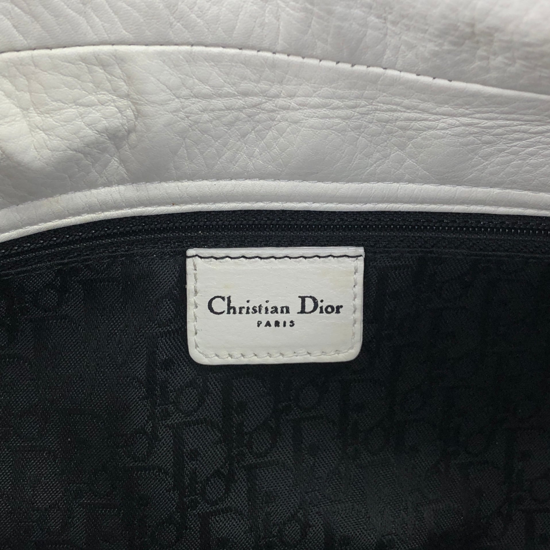 Christian Dior クリスチャン ディオール ショルダーバッグ ホワイト D