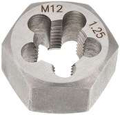 イチネンアクセス Thread Master(スレッドマスター) タップ・ダイス 六角ダイス M12×1.25mm 22242 六角サイズ24mm(合金工具鋼)