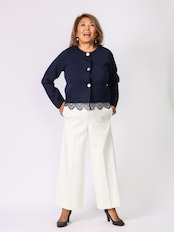 BEATRICE(ケミカルレースニットカーディガン)