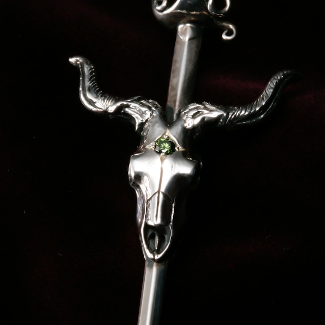 Skull Goat Sword Cross