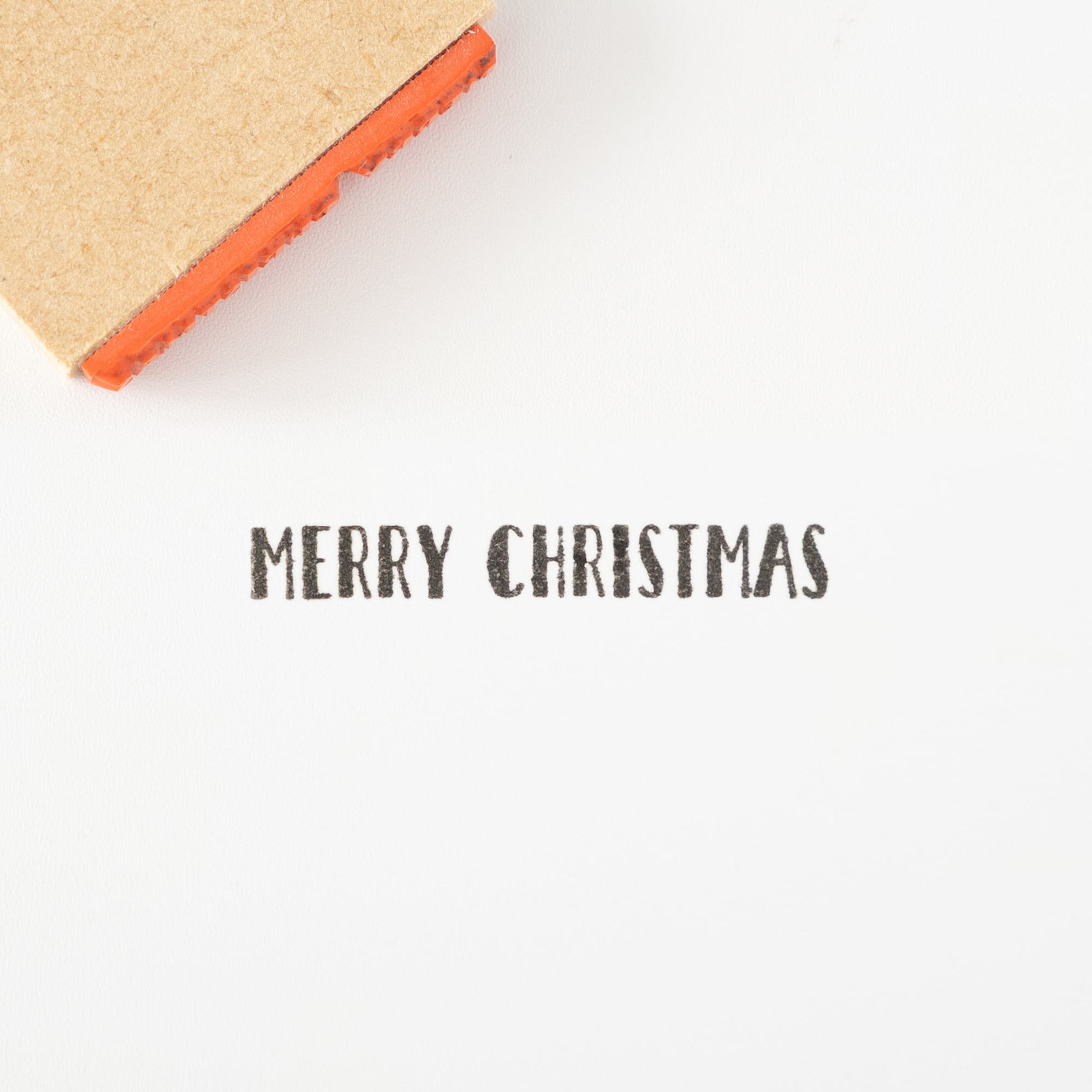 【小さな文字】MERRY CHRISTMAS_メリークリスマス | はんこ