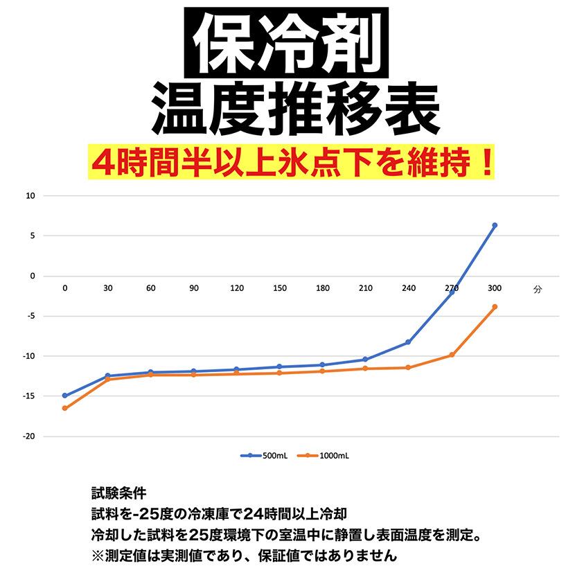 冷凍品 保冷剤 蓄冷剤  -15℃ 1000mL 2個 ハードタイプ