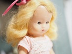 ギンガムチェック・ハートリボン　「Nancy Ann Story Book Doll」（アイ溶け・まつ毛なし） 画像7