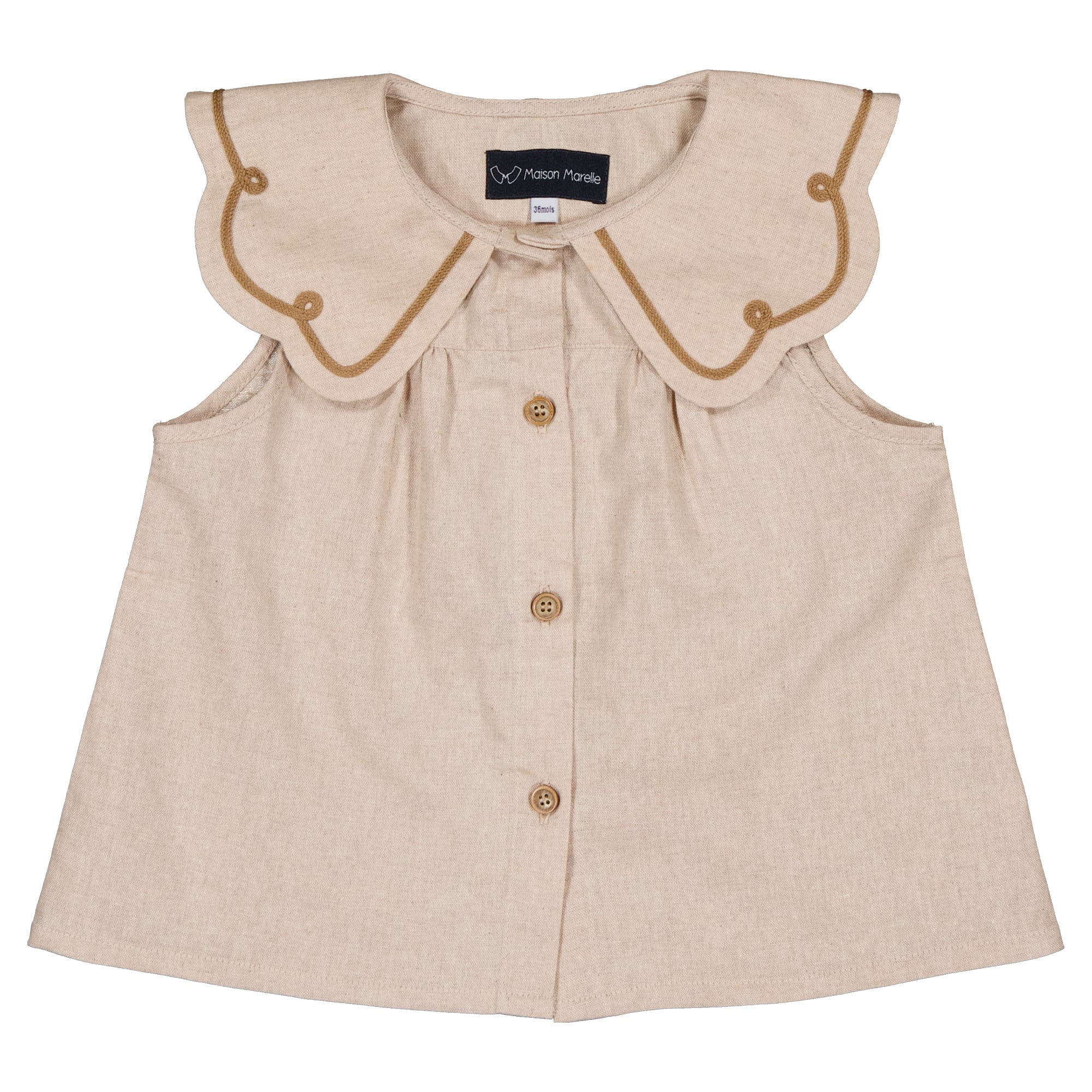 Maison Marelle / Blouse BAUME - beige | monchou (モンシュー) baby