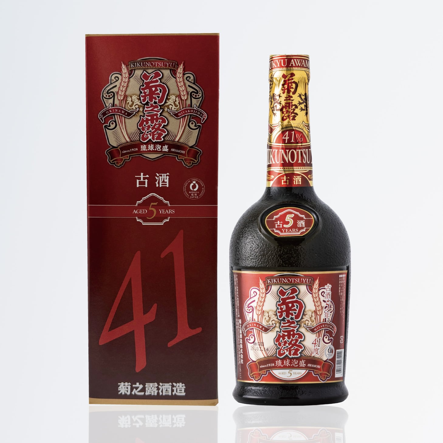 薫り立つ逸品 菊之露 古酒5年 41度 720ml | 琉球泡盛の定番！菊之露