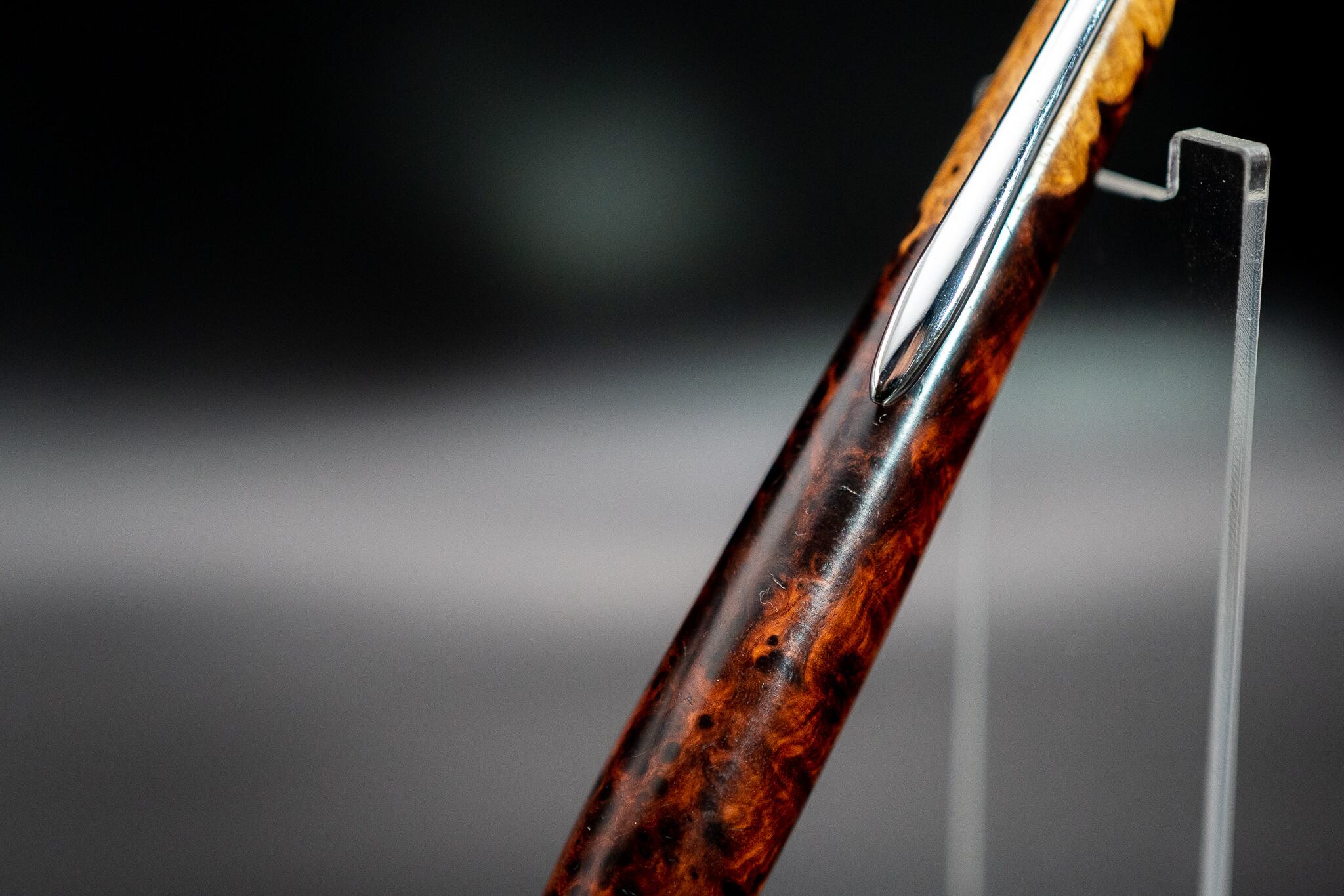 ※【朱色の銘木】 本花梨紅白 極上 silver MP アウトレット