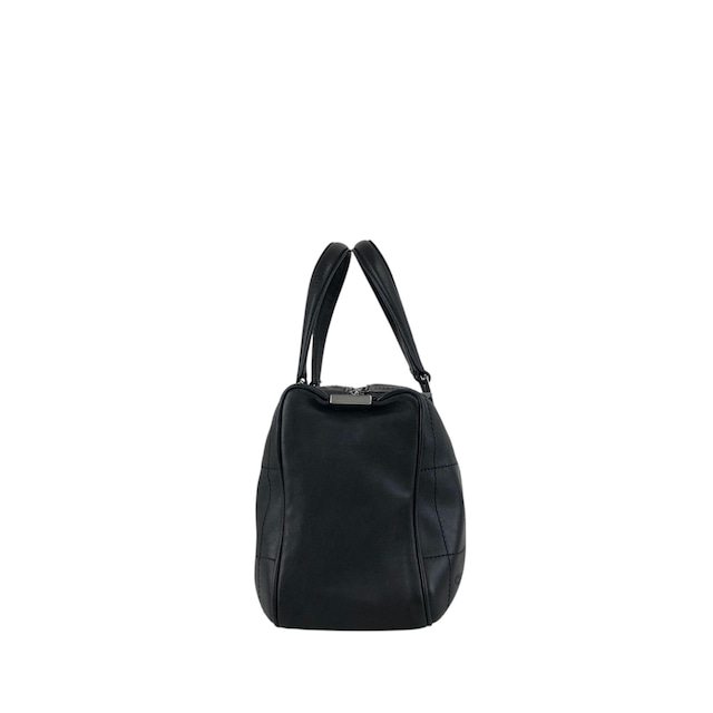 CHANEL シャネル チョコバー ハンドバッグ ブラック レザー ミニボストン vintage ヴィンテージ オールド 6yfva8