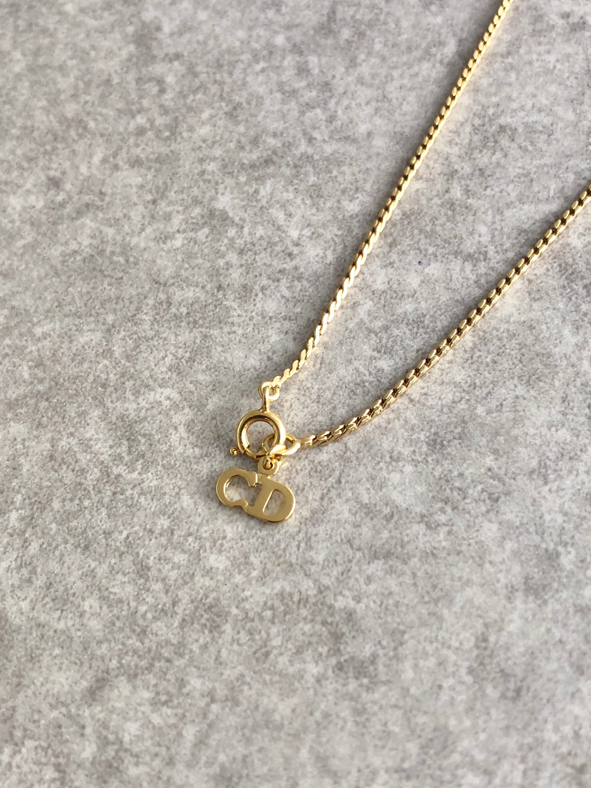 Christian Dior クリスチャン ディオール ネックレス ゴールド DIOR