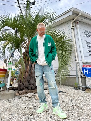 MLB ユニセックスグリーンカーディガン¥25,800+tax(¥28380)