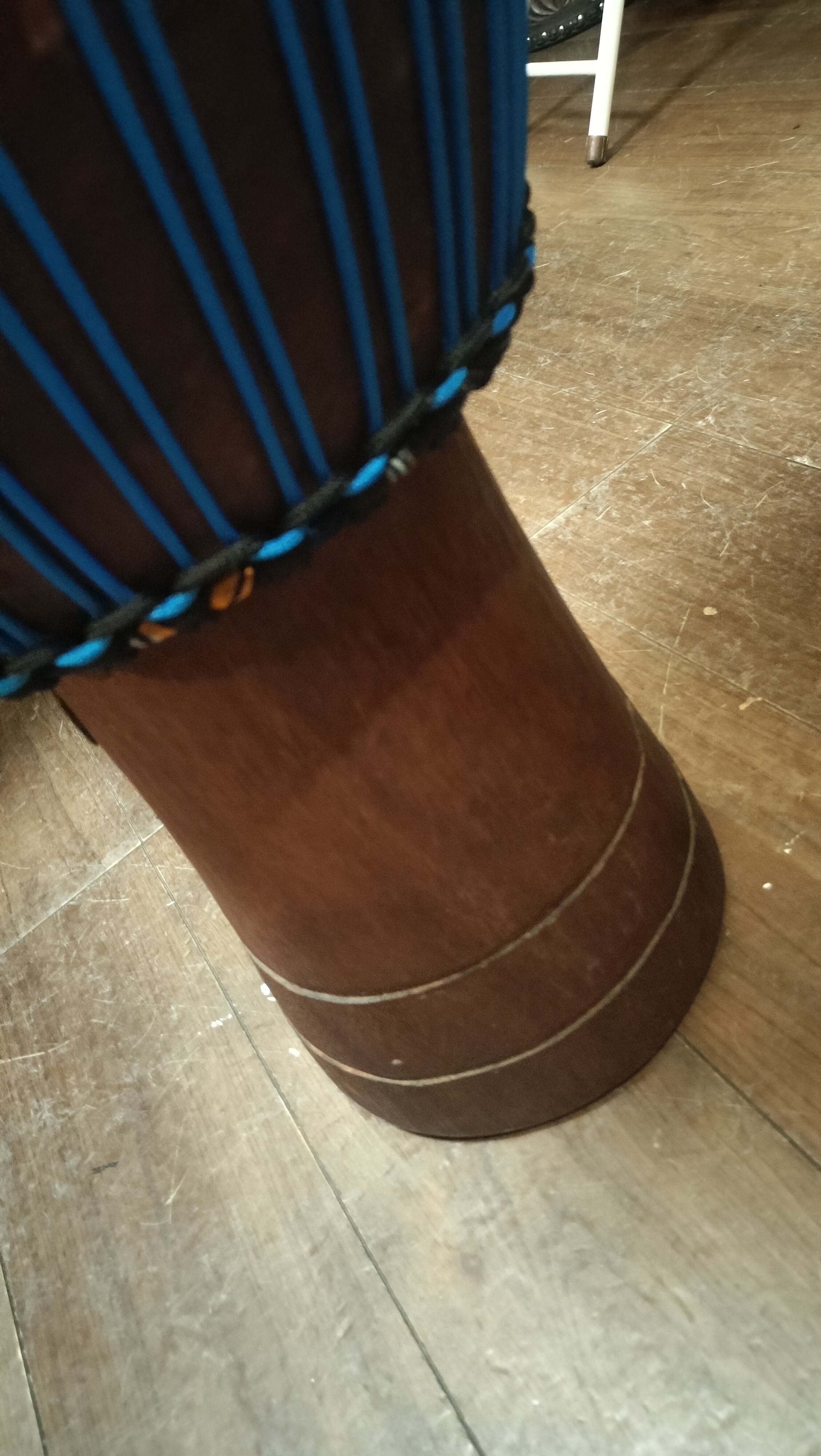 コートジボワール製 Tribal Beat ジャンベ（フルカスタム・イロコ材