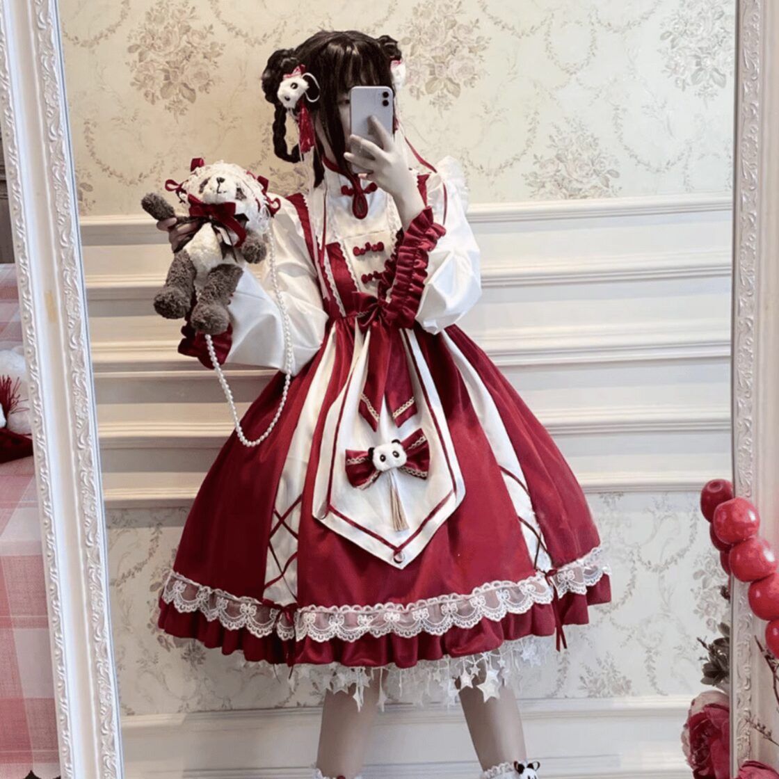 ロリータファッション通販 SEASONZ クリスマス 中華ロリータ 華