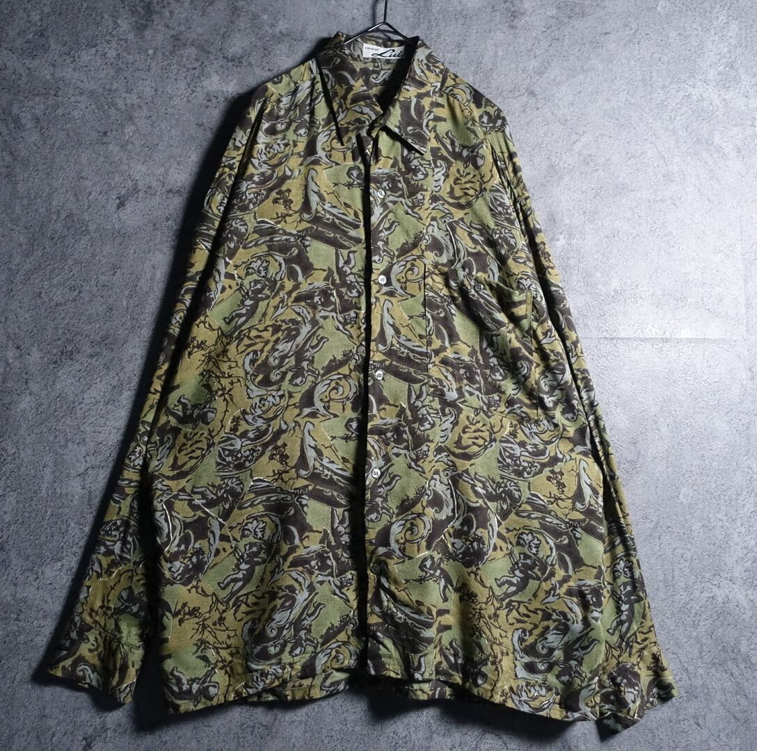 Multicolor Abstract Pattern Artistic Design Shirt