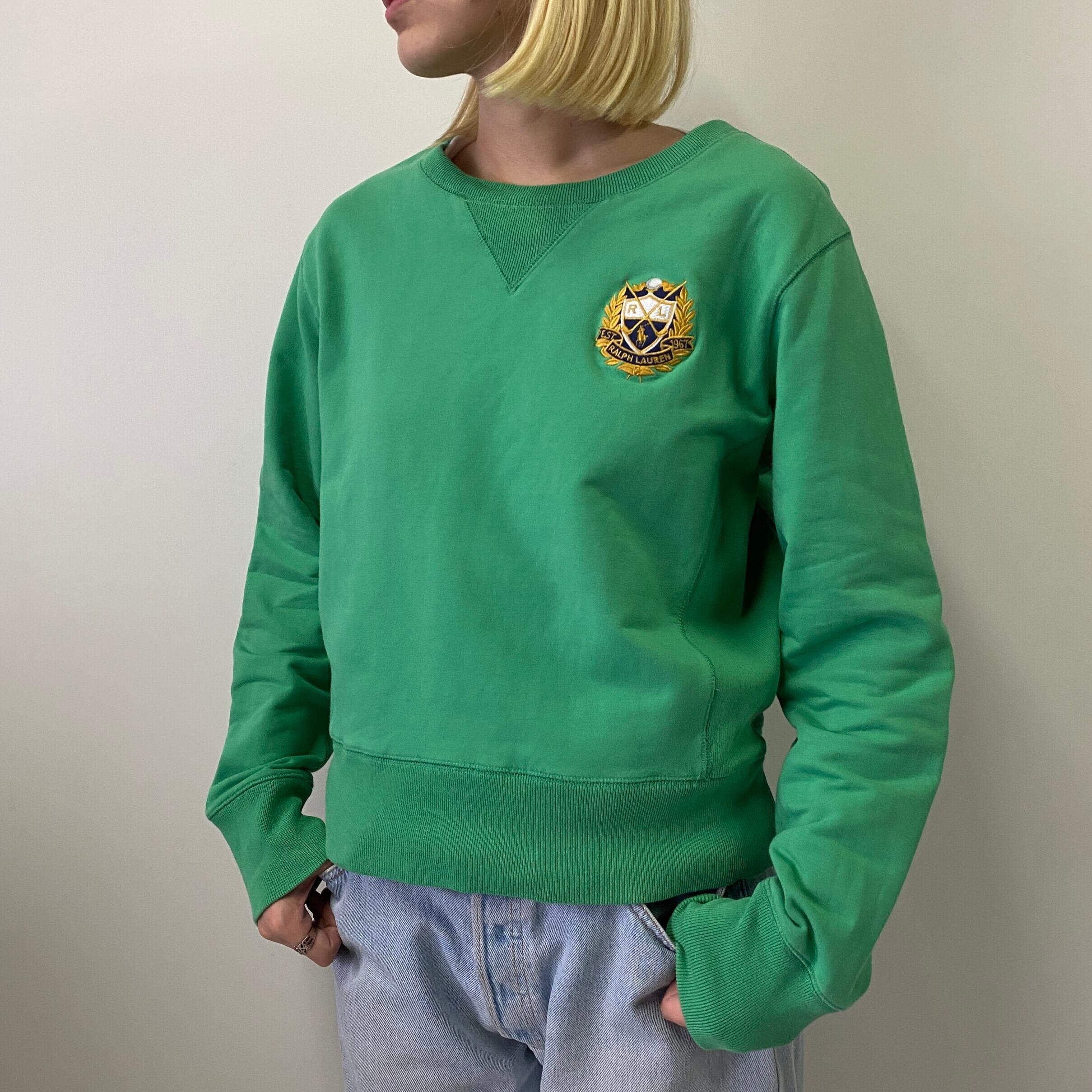 Ralph Lauren ラルフローレン ワンポイントロゴ 刺繍 スウェット トレーナー レディースl 古着 イエローグリーン 黄緑色 スウェット Cave 古着屋 公式 古着通販サイト Ralph Lauren ラルフローレン ワンポイントロゴ 刺繍 スウェット トレーナー レディースl 古着 イエローグリーン 黄緑色 スウェット Cave 古着屋 公式 古着通販サイト
