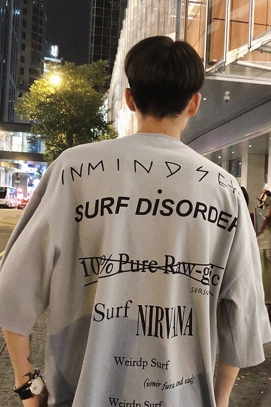 全3色 Tシャツ カットソー プリント カジュアル シンプル