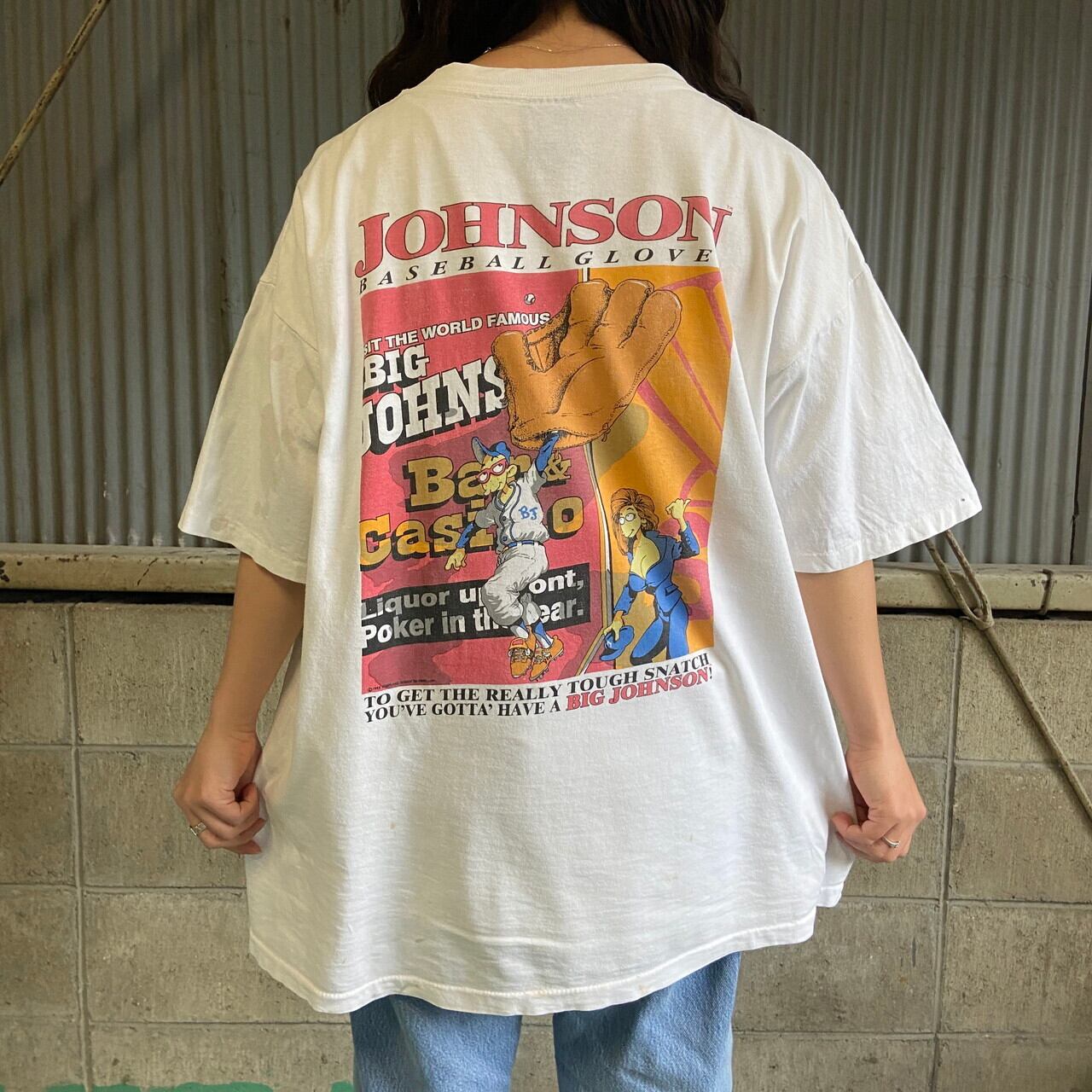 ビッグサイズ 製 N エロ バックプリントTシャツ