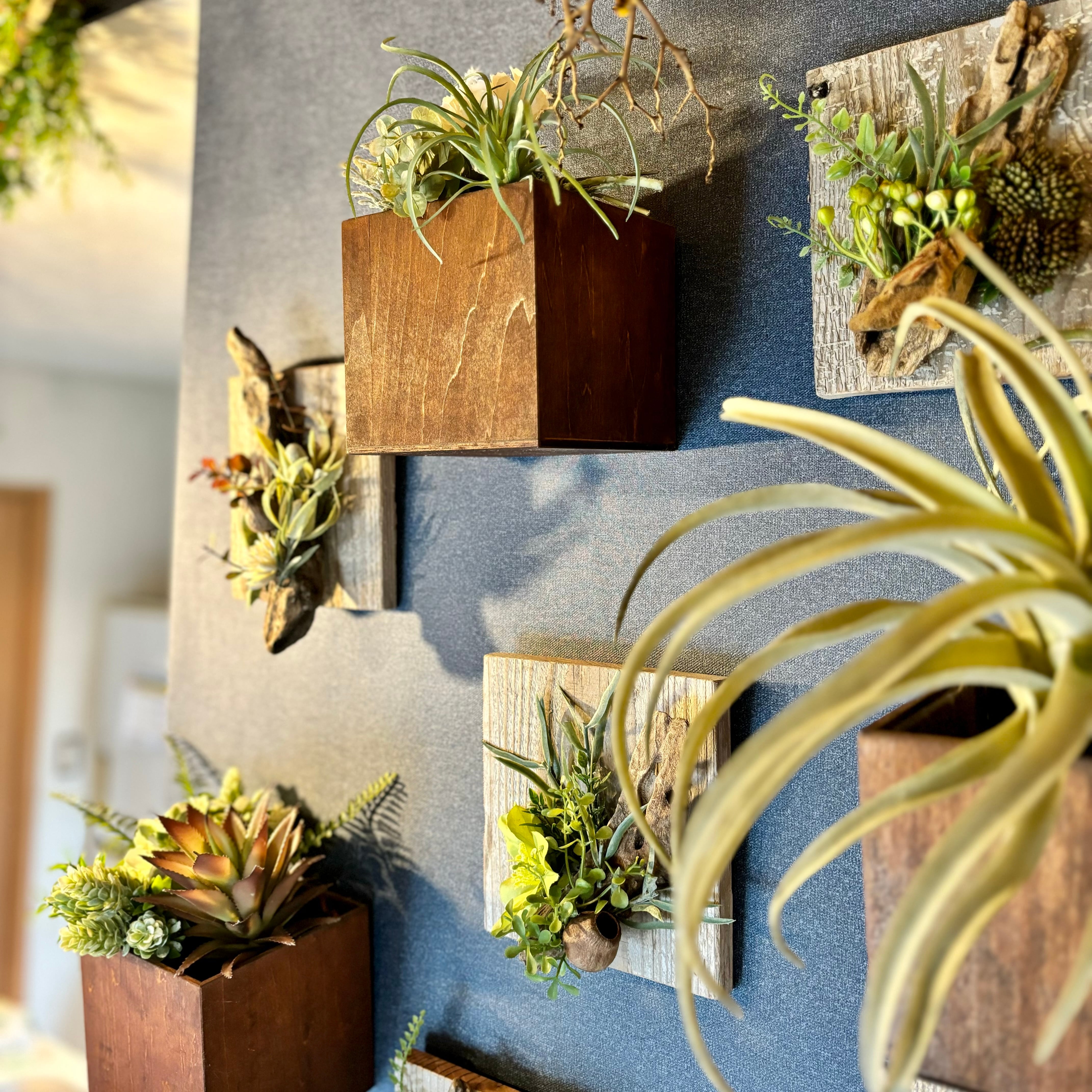 花便 フェイクグリーン ウォールグリーン 流木 ブルックリン 男前 光触媒